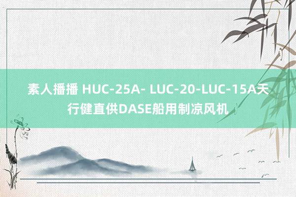 素人播播 HUC-25A- LUC-20-LUC-15A天行健直供DASE船用制凉风机