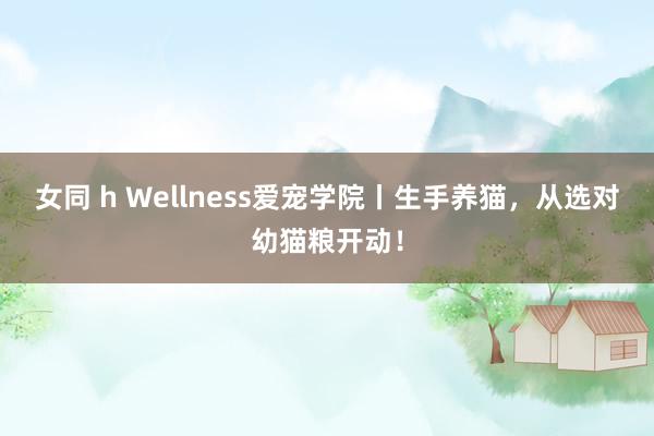 女同 h Wellness爱宠学院丨生手养猫，从选对幼猫粮开动！